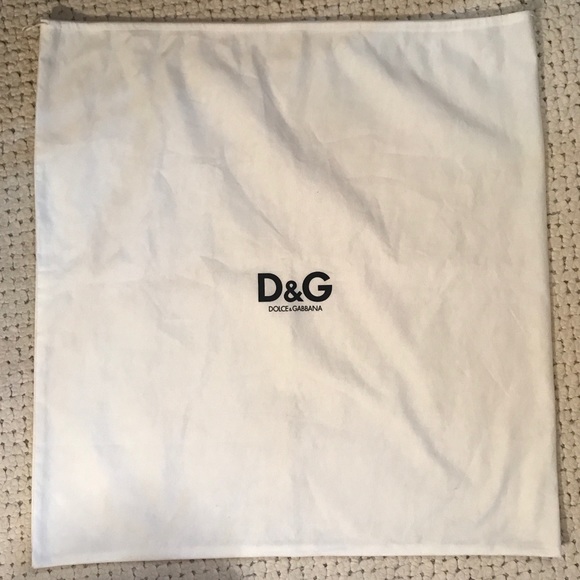 DOLCE&GABBANA D&G tote backpack XXL purse dust bag - Picture 1 of 6